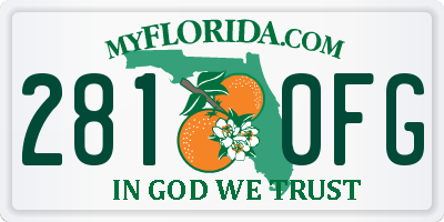 FL license plate 2810FG