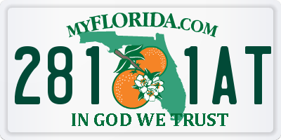 FL license plate 2811AT