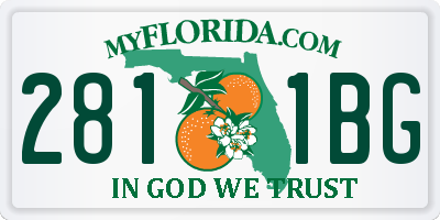 FL license plate 2811BG