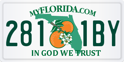 FL license plate 2811BY