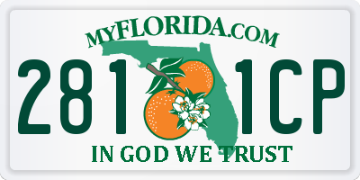 FL license plate 2811CP