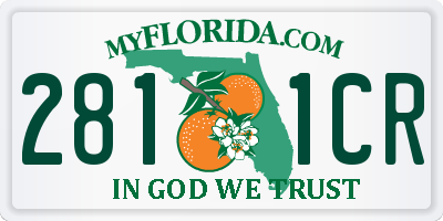 FL license plate 2811CR