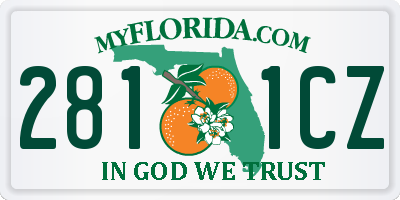 FL license plate 2811CZ