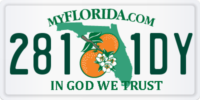 FL license plate 2811DY