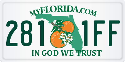 FL license plate 2811FF