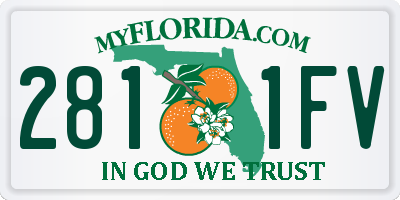 FL license plate 2811FV