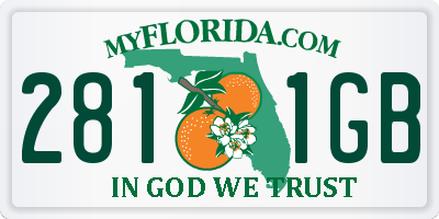 FL license plate 2811GB