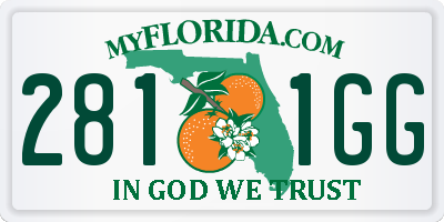 FL license plate 2811GG
