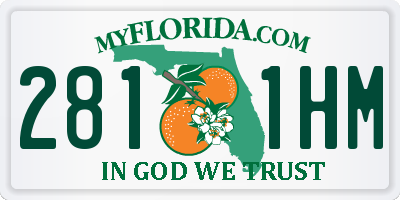 FL license plate 2811HM