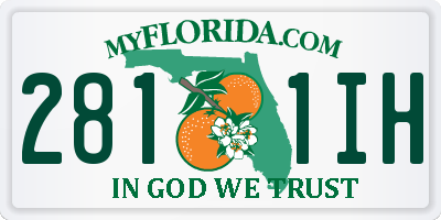 FL license plate 2811IH
