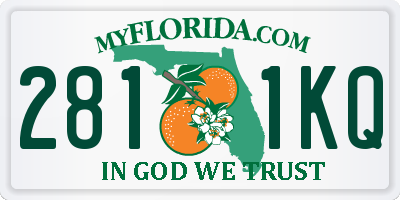 FL license plate 2811KQ