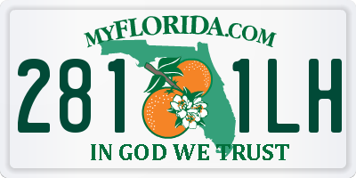 FL license plate 2811LH