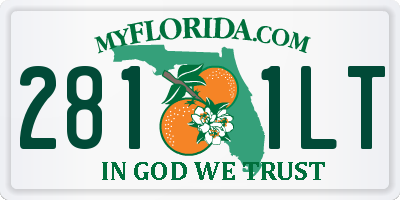 FL license plate 2811LT