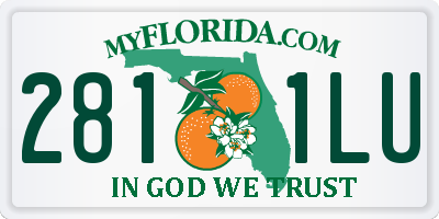 FL license plate 2811LU