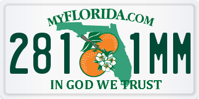 FL license plate 2811MM