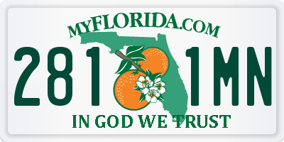 FL license plate 2811MN