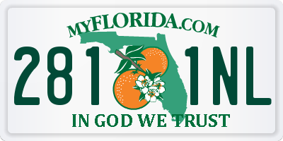 FL license plate 2811NL