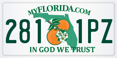 FL license plate 2811PZ