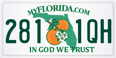 FL license plate 2811QH