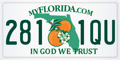 FL license plate 2811QU