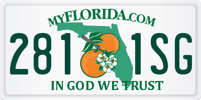 FL license plate 2811SG