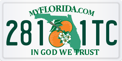 FL license plate 2811TC