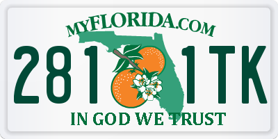 FL license plate 2811TK