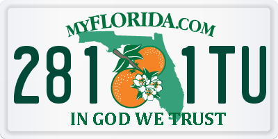 FL license plate 2811TU