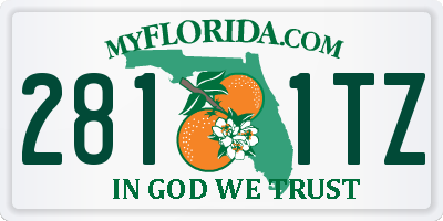 FL license plate 2811TZ