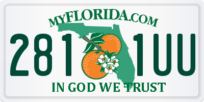 FL license plate 2811UU