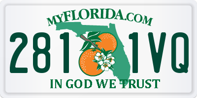 FL license plate 2811VQ