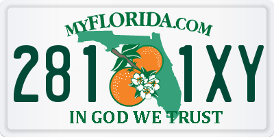 FL license plate 2811XY