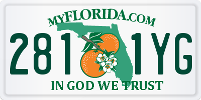 FL license plate 2811YG