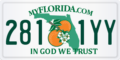 FL license plate 2811YY
