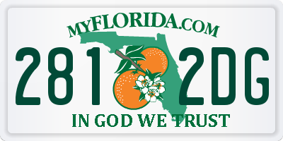 FL license plate 2812DG