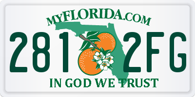 FL license plate 2812FG
