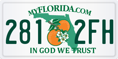 FL license plate 2812FH