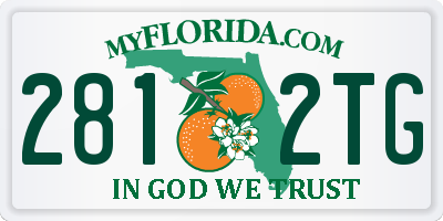 FL license plate 2812TG