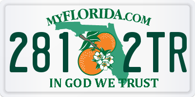 FL license plate 2812TR