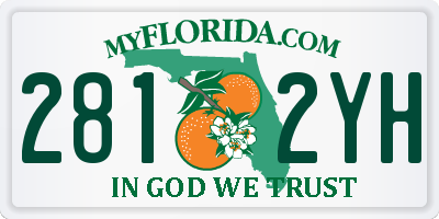 FL license plate 2812YH