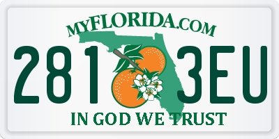 FL license plate 2813EU