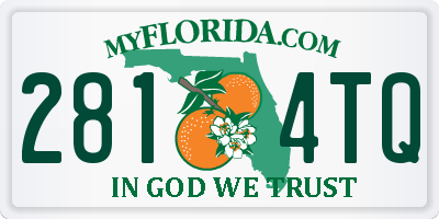 FL license plate 2814TQ