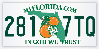 FL license plate 2817TQ