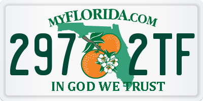 FL license plate 2972TF