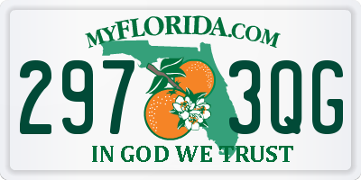 FL license plate 2973QG