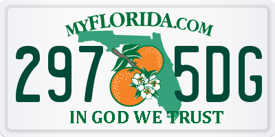 FL license plate 2975DG