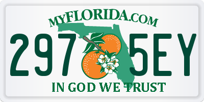 FL license plate 2975EY