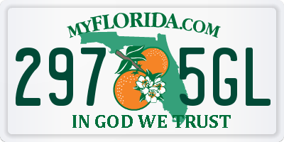 FL license plate 2975GL