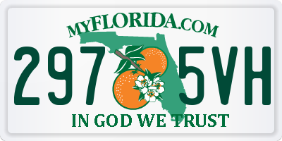 FL license plate 2975VH