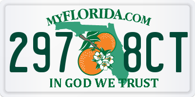 FL license plate 2978CT